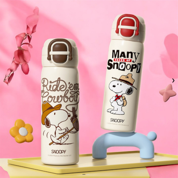 Producto - TERMO BOTELLA TERMICA DE ACERO SNOOPY