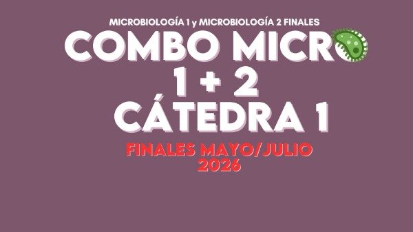 Producto - COMBO MICRO 1 + MICRO 2 FINALES