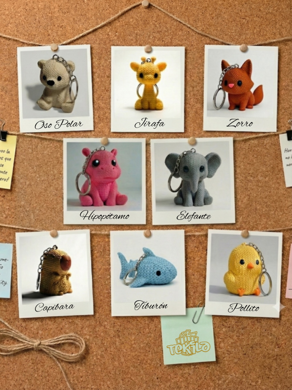 Producto - Souvenir Animales Simil Crochet Huevo Sorpresa X 10 Unidades