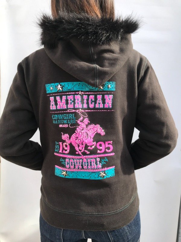 Producto - Fur graphic zip COWBOY GIRL - 8