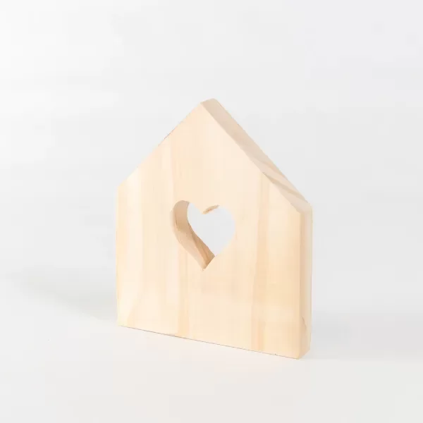 Producto - Casa de pino corazón