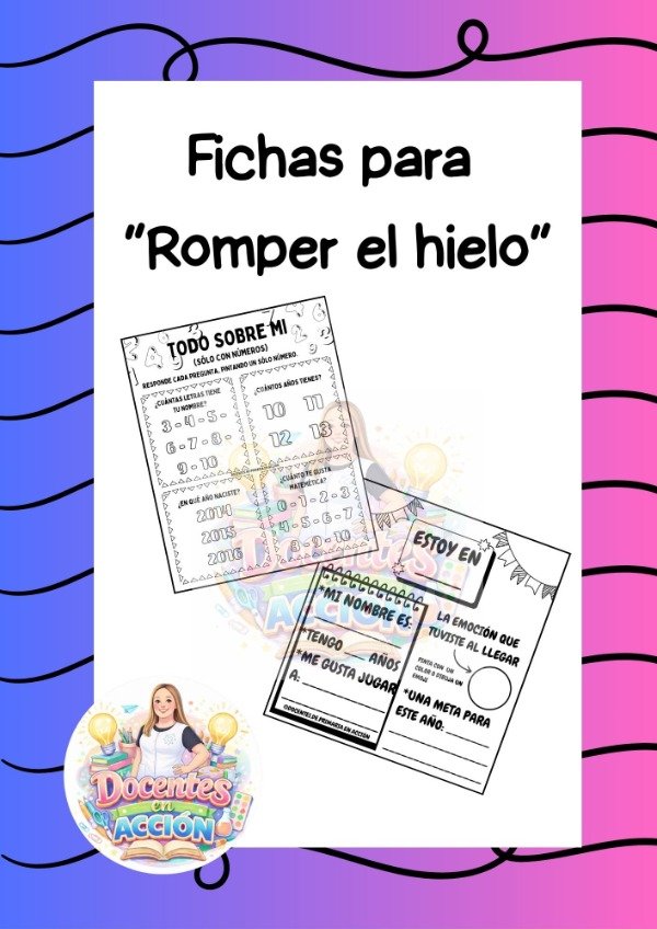 Producto - Fichas para "Romper el hielo"