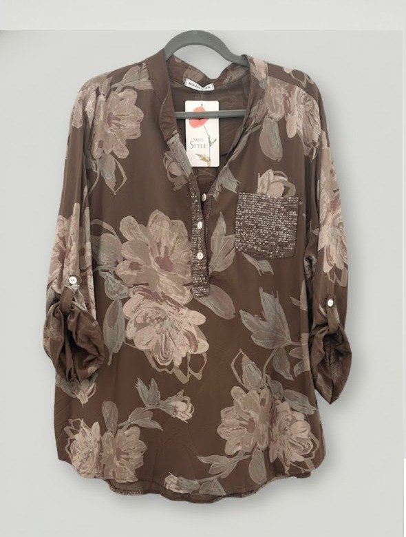 Producto - CAMISOLA BROWNIE FLOWERS