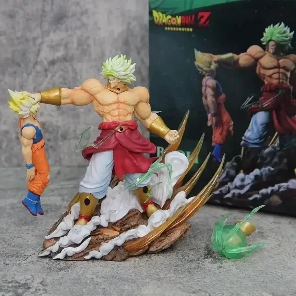 Producto - Figura Diorama Broly vs Goku Dragon ball (20cm)