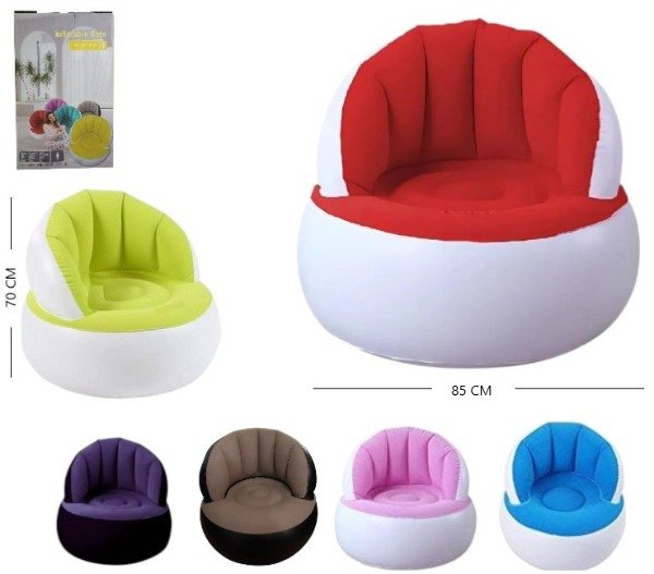 Producto - SOFA SILLON PUFF ALMEJA INFLABLE