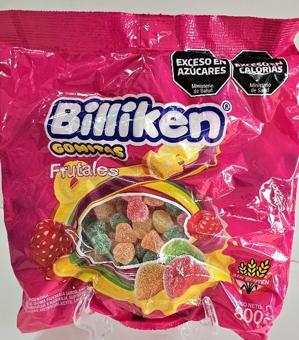 Producto - GOMA BILLIKEN FRUTALES X800grs libre de gluten
