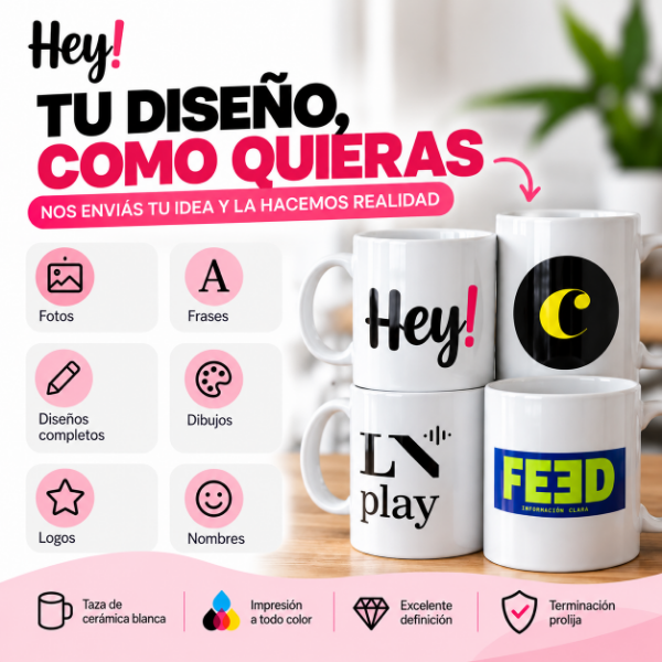 Producto - Taza de Cerámica Sublimada Personalizada - 1