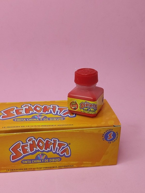 Producto - Tinta china-roja 15CC
