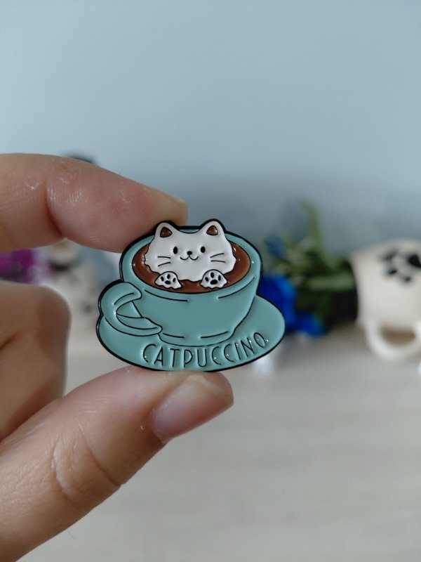 Producto - Pin metalizado - Catpuccino #1585
