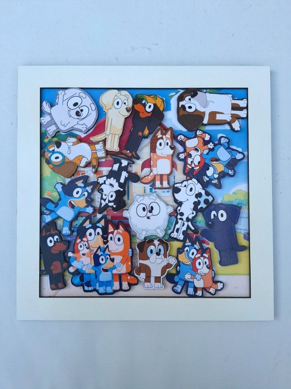 Producto - JUEGO ROMPECABEZAS ENCASTRE BLUEY