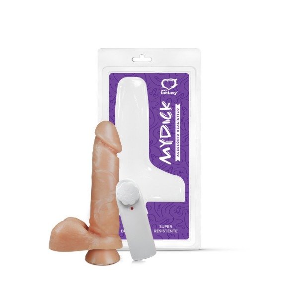 Producto - Pene con escroto, vibrador y ventosa - 3