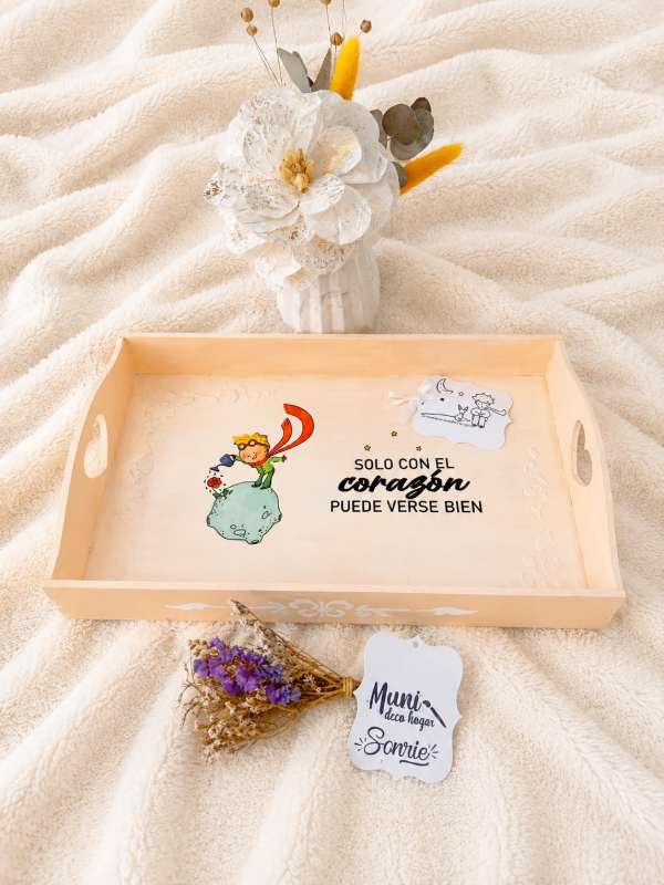 Producto - Bandeja 32x18 cm El Principito mod 1
