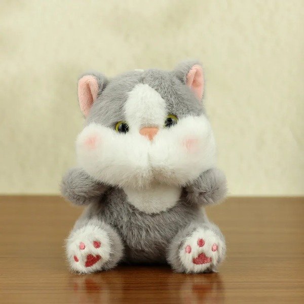 Producto - Llavero gatito gris kiud 13cm