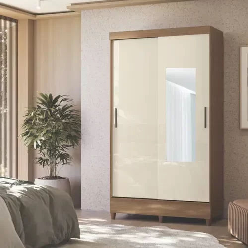 Producto - ROPERO FIT 2 P CORREDIZAS CON ESPEJO