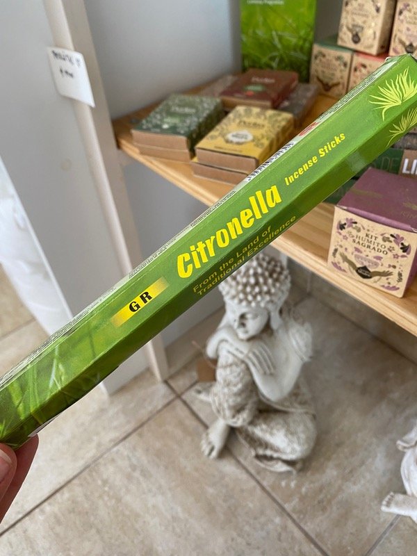 Producto - Sahumerios de citronella