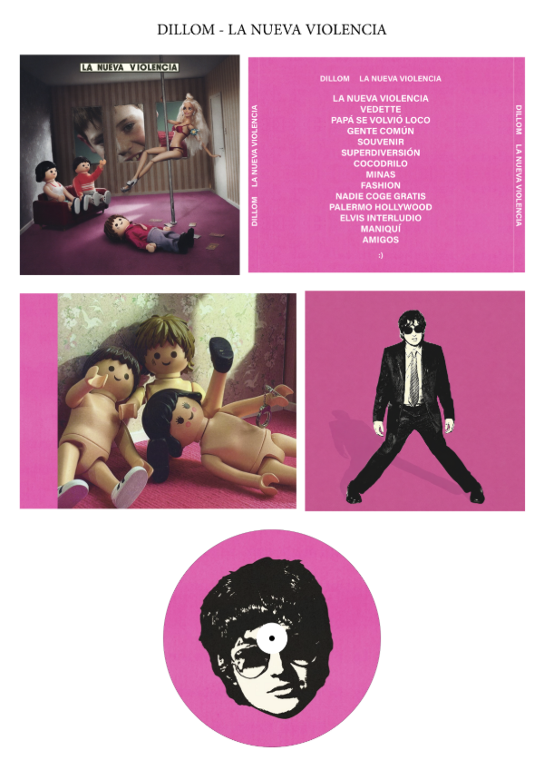 Producto - Dillom "La Nueva Violencia" CD Custom