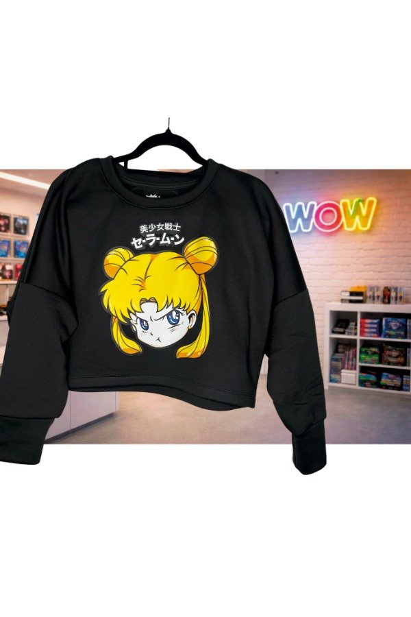Producto - Buzo Pupero Crop Top Sailor Moon