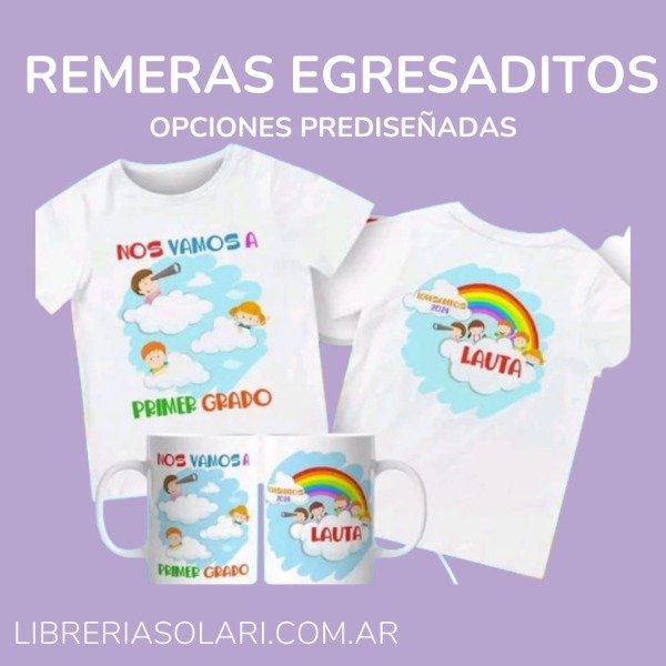 Producto - Remeras de modal diseño standard - Egresaditos
