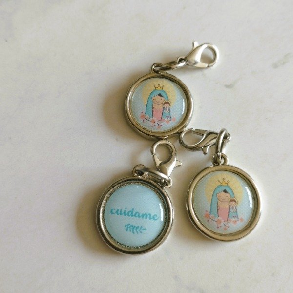 Producto - MEDALLITAS SUELTAS CON ARGOLLA - VIRGEN DEL PILAR