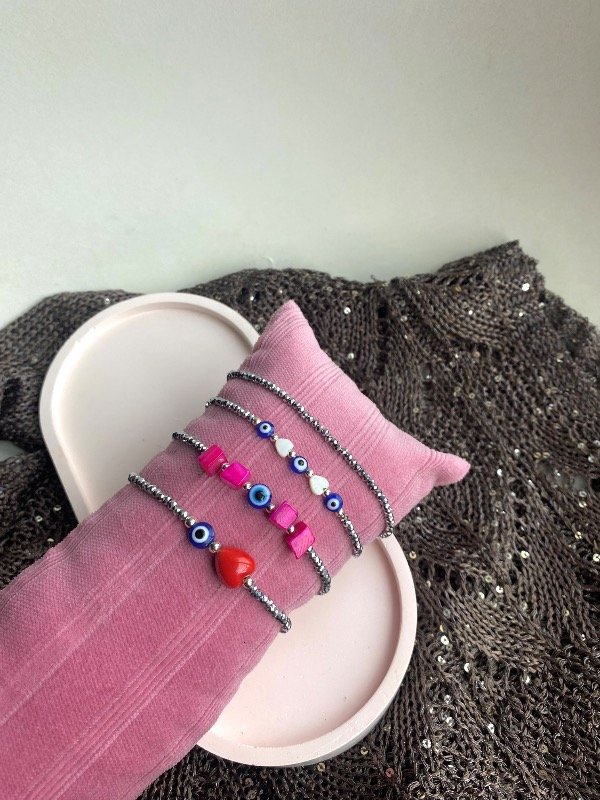 Producto - Pulseras cristal plata - 2