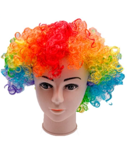 Producto - PELUCA PAYASO PREMIUM MULTICOLOR