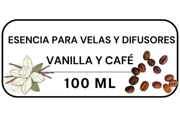 Producto - Esencia para velas y difusores Vainilla y Café 100 ML