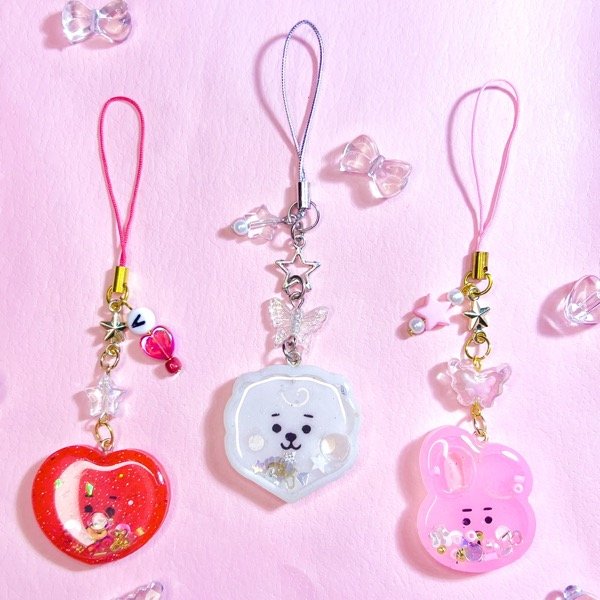 Producto - Phone Charm Mini Shaker BT21 (Tata, RJ, Cooky).