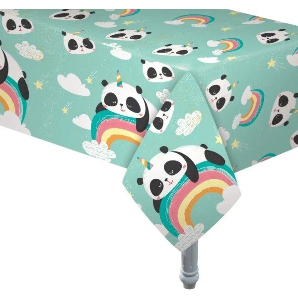 Producto - Mantel tematizado 1,80x1,20m "PANDA"