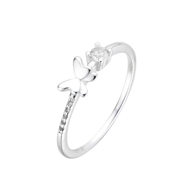Producto - Anillo mariposa con punto de luz
