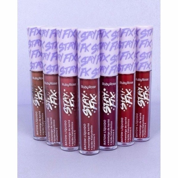 Producto - Labial líquido larga duración Stay Fix - Ruby Rose.