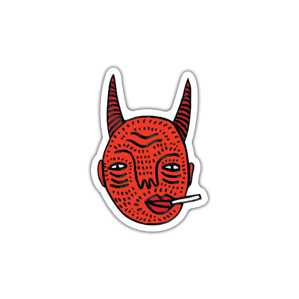 Producto - Diablito by Polly Nor - Vinilo Blanco + Laca