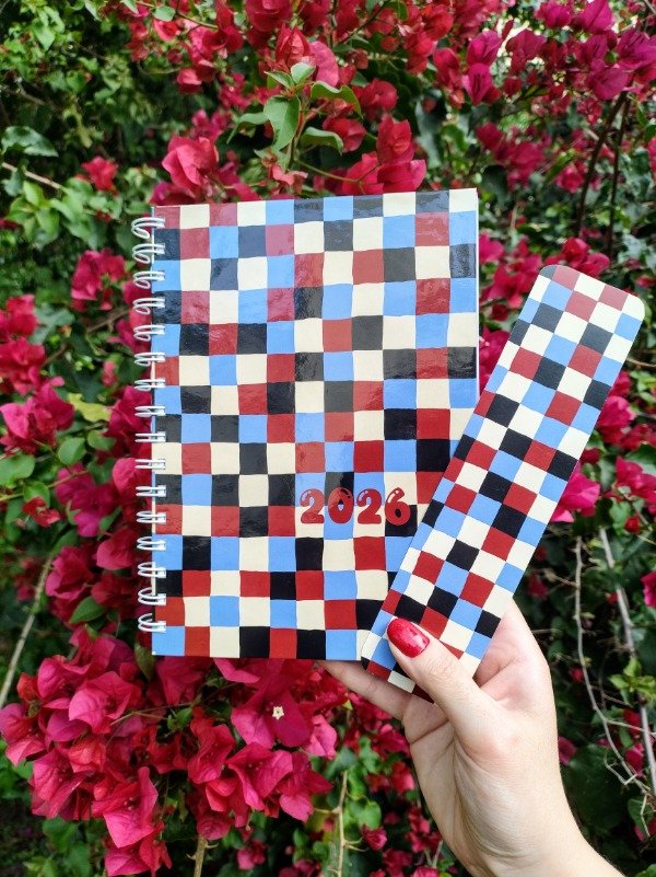 Producto - Agenda Estudiantil Perpetua - tapa PIXELES