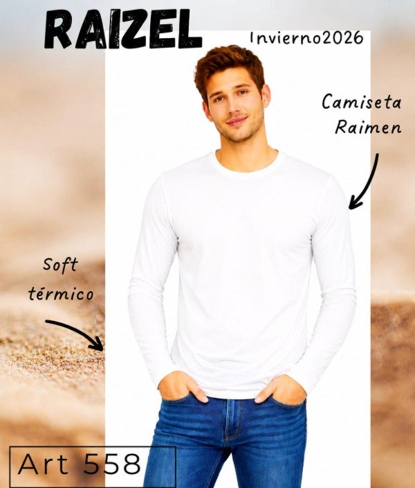 Producto - CAMISETA TERMICA DE HOMBRE - RAIZEL 558