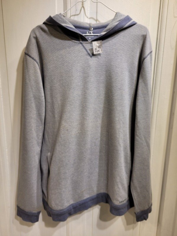 Producto - Buzo ARMANI EXCHANGE rayado Talle XL - PRECIO: 76X