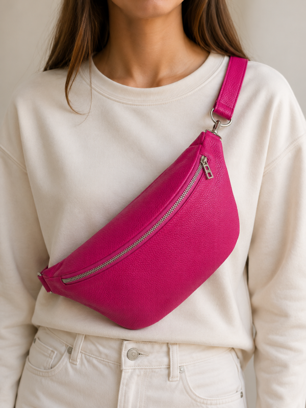 Producto - RIÑONERA ECOCUERO - FUCSIA