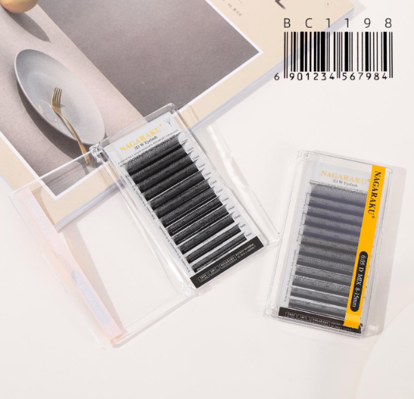 Producto - EXTENSIONES DE PESTAÑAS TECNOLOGICAS 3D W NAGARAKU 0.05D MIX