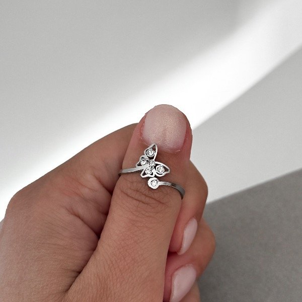 Producto - Anillo mariposa (acero quirúrgico)