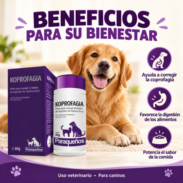 Producto - Koprofagia 60gr corrige el hábito de ingerir materia fecal - 3