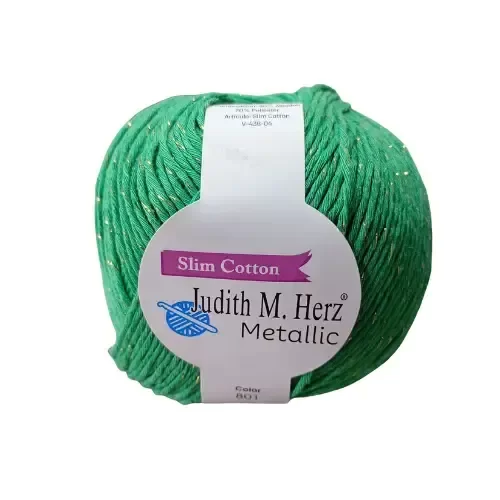 Producto - Hilo de Algodón con Lúrex Yudith 100g - Brillo y Calidad para tus Tejidos - 4