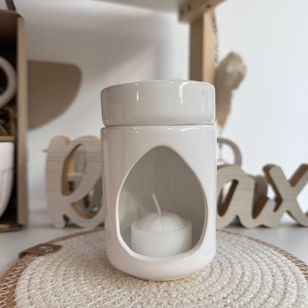 Producto - Hornito blanco y velita