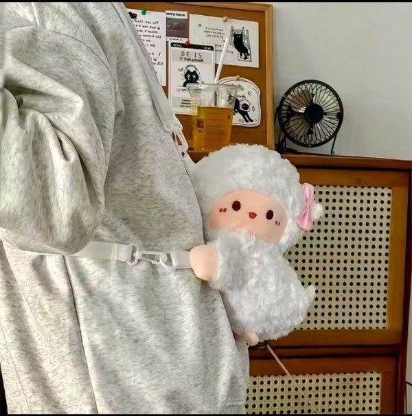 Producto - Mochila peluche oveja