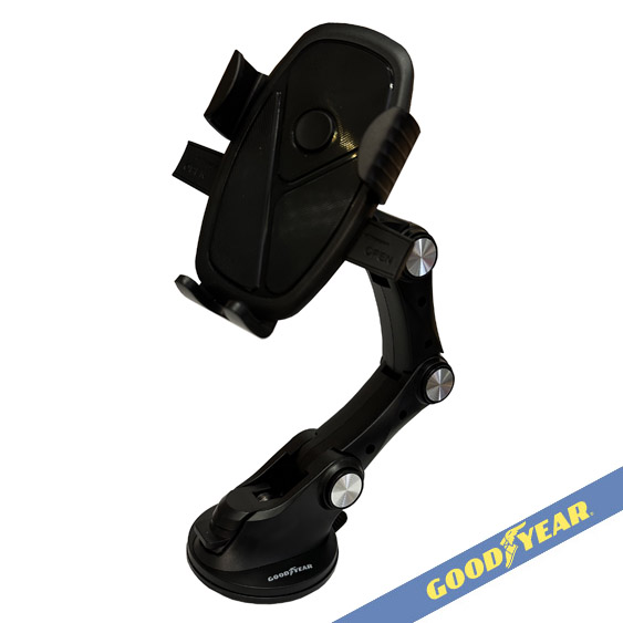 Producto - PORTA TELEFONO CELULAR/GPS ARTICULADO SUCCION GOODYEAR GY-2310