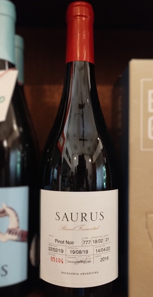 Producto - Saurus PINOT NOIR Barrel Fermented