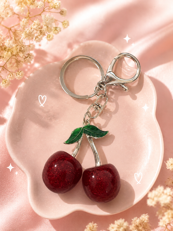 Producto - LLAVERO CEREZA - PLATEADO