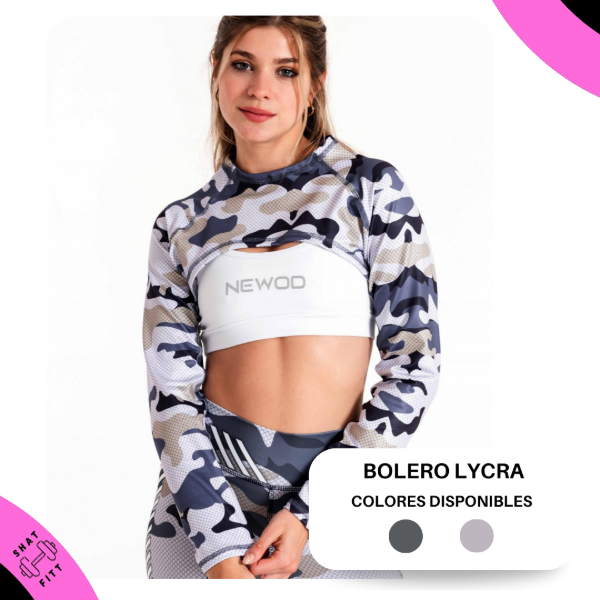 Bolero deportivo lycra