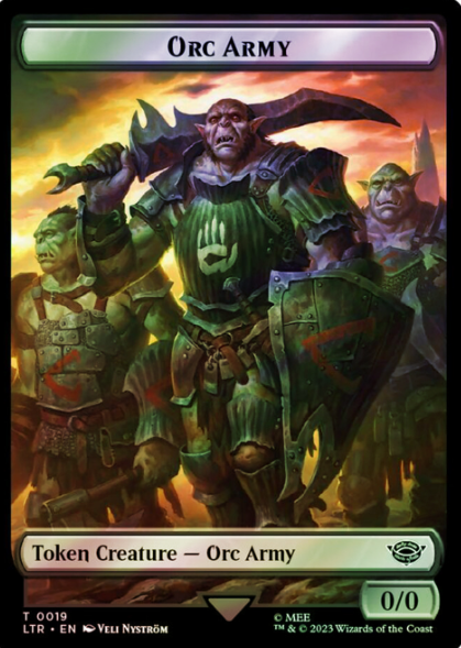 Producto - Double Token - Orc Army T0019 / Food Token T0022 SURGE FOIL