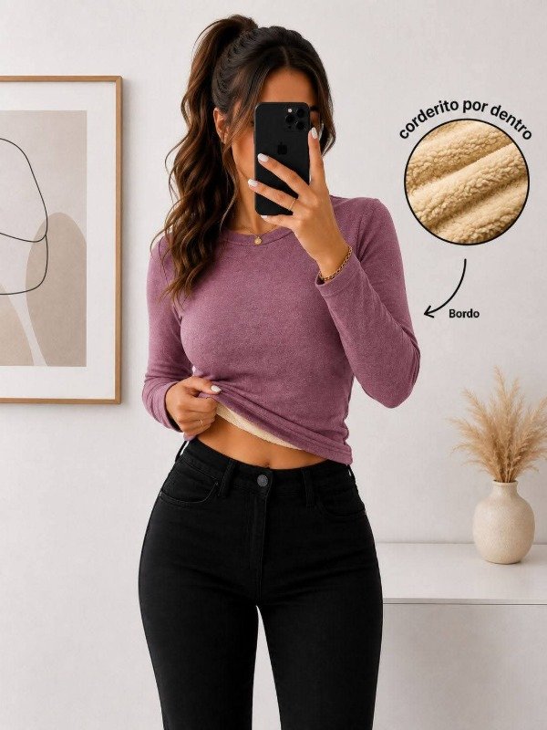 Producto - LINEA ESCORPIO Camiseta corderito