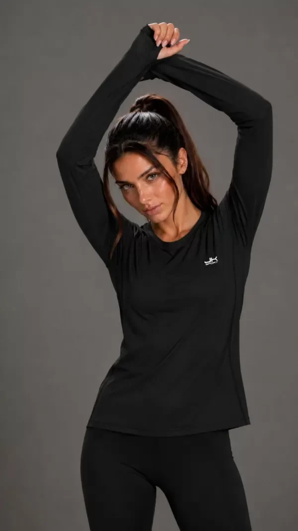 Producto - REMERA TERMICA DAMA NEGRA JK