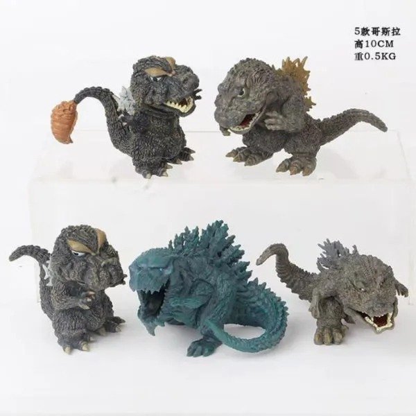 Producto - Godzilla Set x 5 Kaijus Gashapones