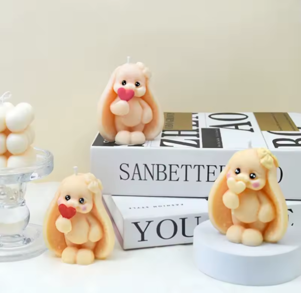 Producto - MOLDE CONEJITA CORAZON D3